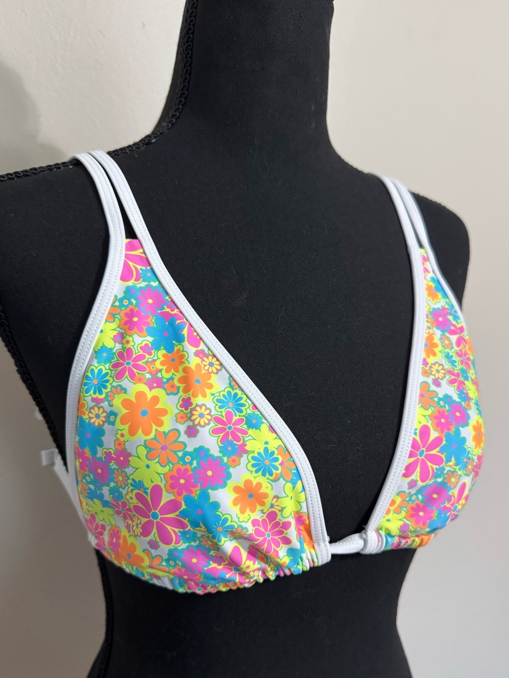 Kulani Kinis Twin Strap Bralette Bikini Top - Sweet Sunshine - Picture 2 of 7